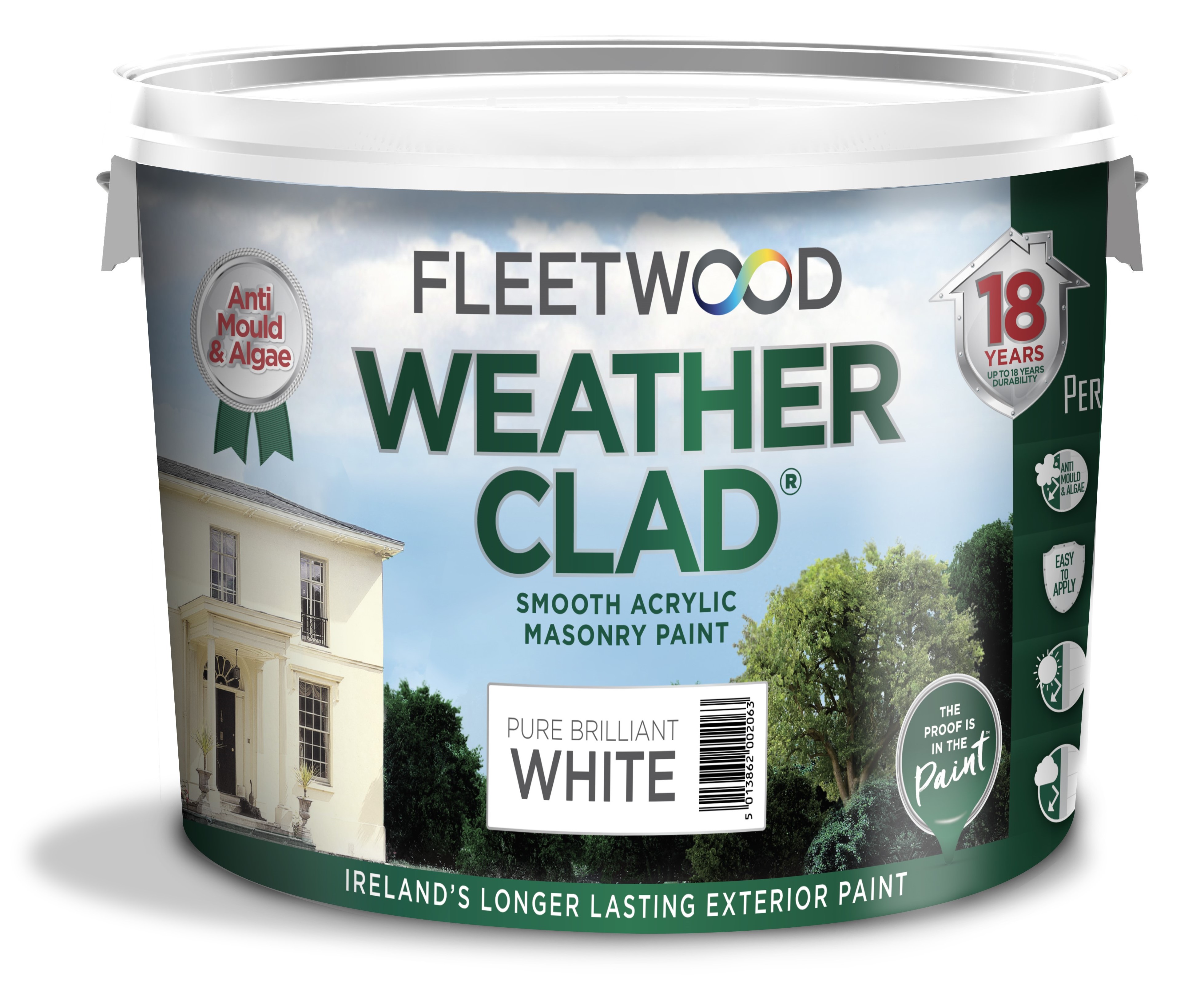 Fleetwood Weatherclad 10L Pure Brilliant White